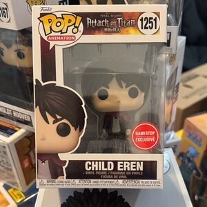 Funko Pop! Animation Child Eren - Black and Brown